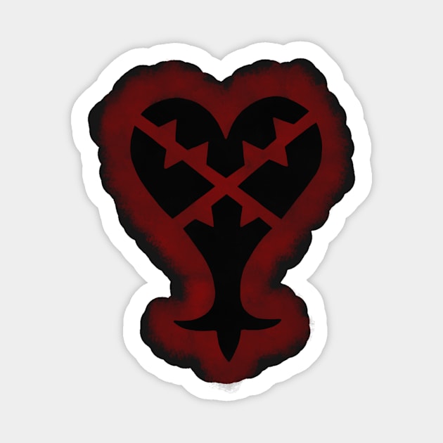 Heartless Symbol- Kingdom Hearts Sticker by SessyArts